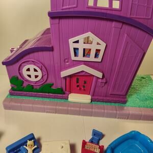 Polly Pocket Pollyville Foldout House Play Set and Accessories. Toy, Dolls, Play